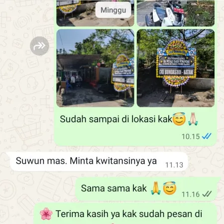 Pengiriman Papan Bunga Duka Balaraja