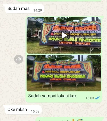 Pengiriman Papan Bunga Balaraja